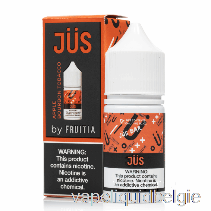 Vape Vloeibare Appelbourbontabak - Juszouten - 30 Ml 35 Mg